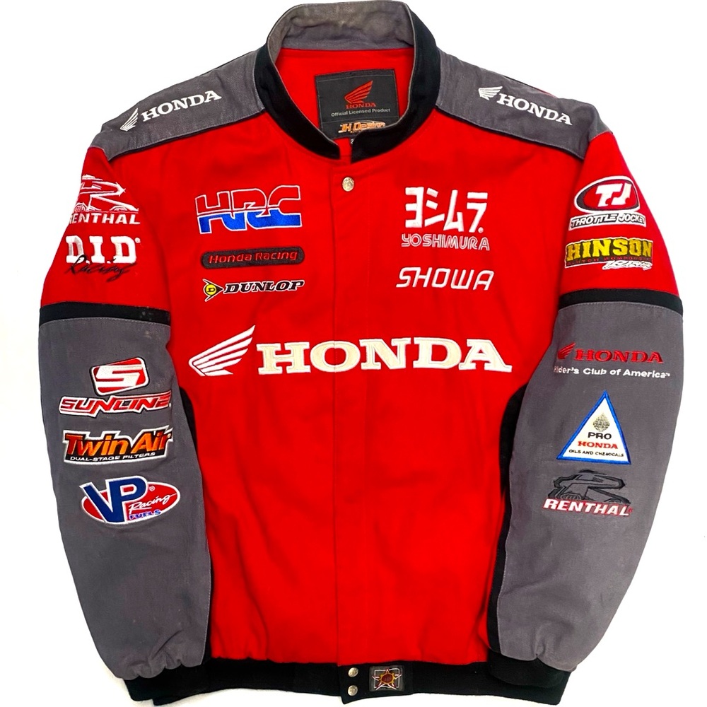 Honda Red and Gray Performance Jacket